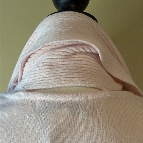 Karen Scott Sweater with Detachable Scarf Embellishments, Pink, Women's Size L - Picture 7 of 16